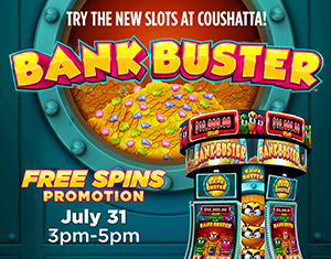 Bank Buster Free Spins Promotion