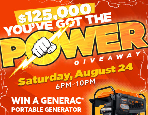 $125,000 You've Got The Power Giveaway