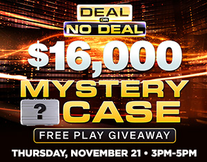 Deal or No Deal $16,000 Mystery Case Free Play Giveaway