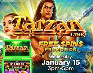 Tarzan Link Free Spins Promotion