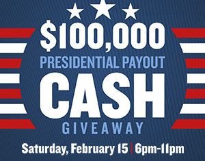 $100,000 Presidential Payout Cash Giveaway