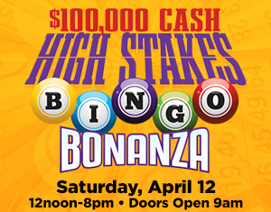 $100,000 Cash High Stakes Bingo Bonanza