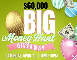 $60,000 Big Money Hunt Giveaway