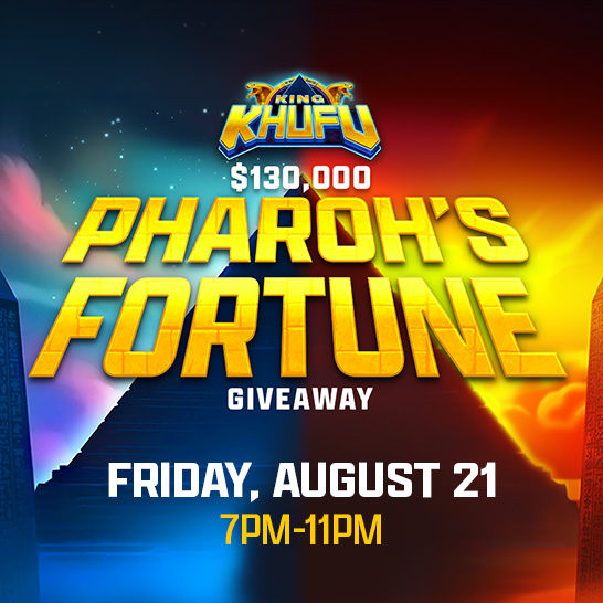 King Khufu $130,000 Pharoh's Fortune Giveaway