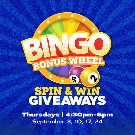 Bingo Bonus Wheel Spin & Win Giveaways