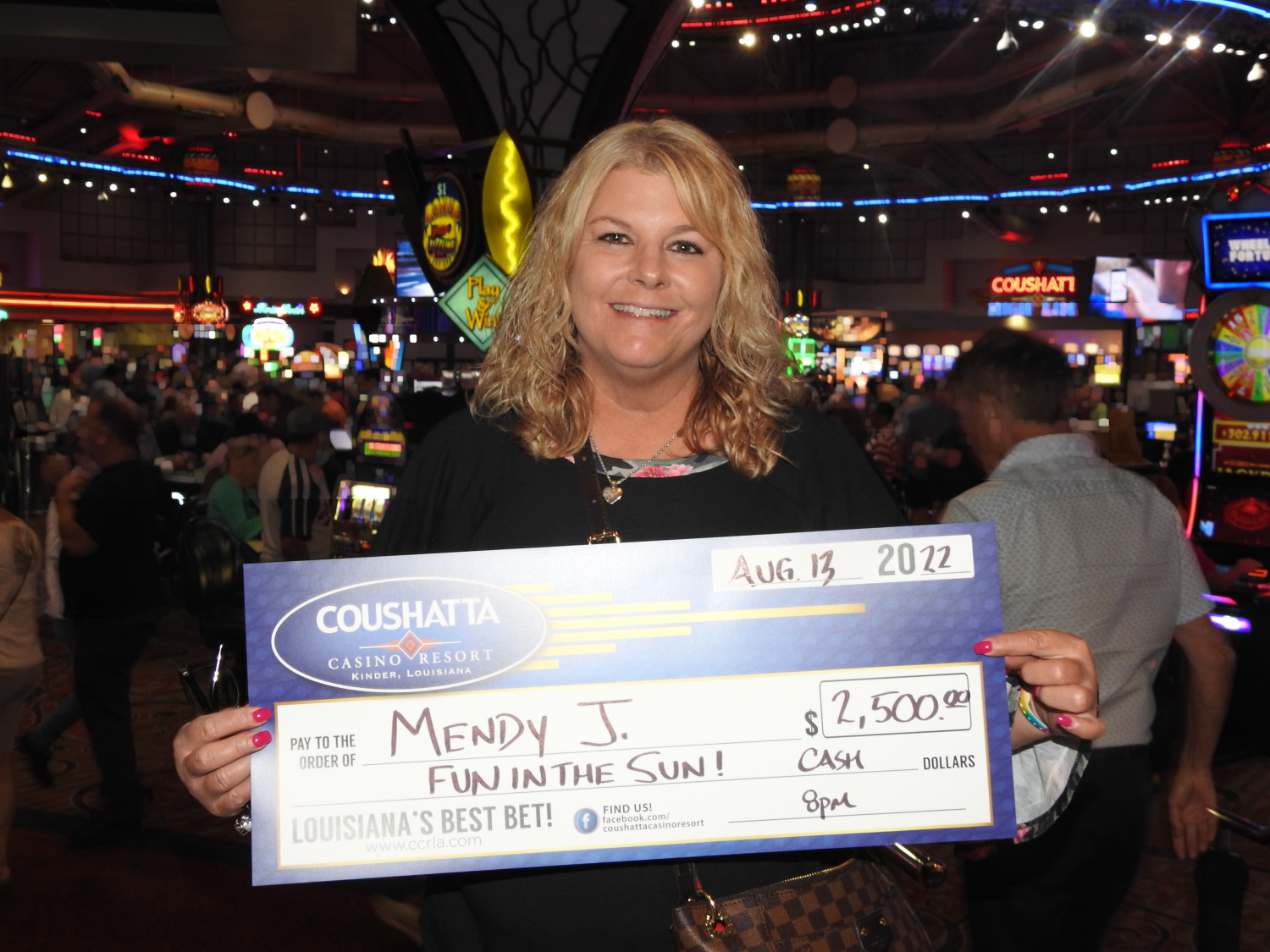 Past Winners August, 2022 Page 6 Coushatta Casino Resort